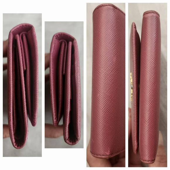 Prada Amethyst Dark Pink Compact Wallet - Picture 5 of 13